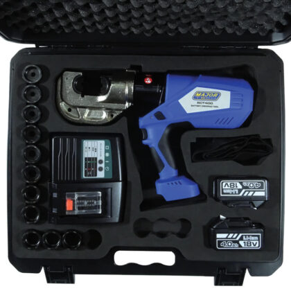 MAJOR-TECH - 16 – 400mm² Battery Powered Crimping Tool ECT400