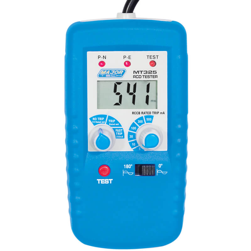 MAJOR-TECH - Digital RCD Tester, CAT IV 300V MT325