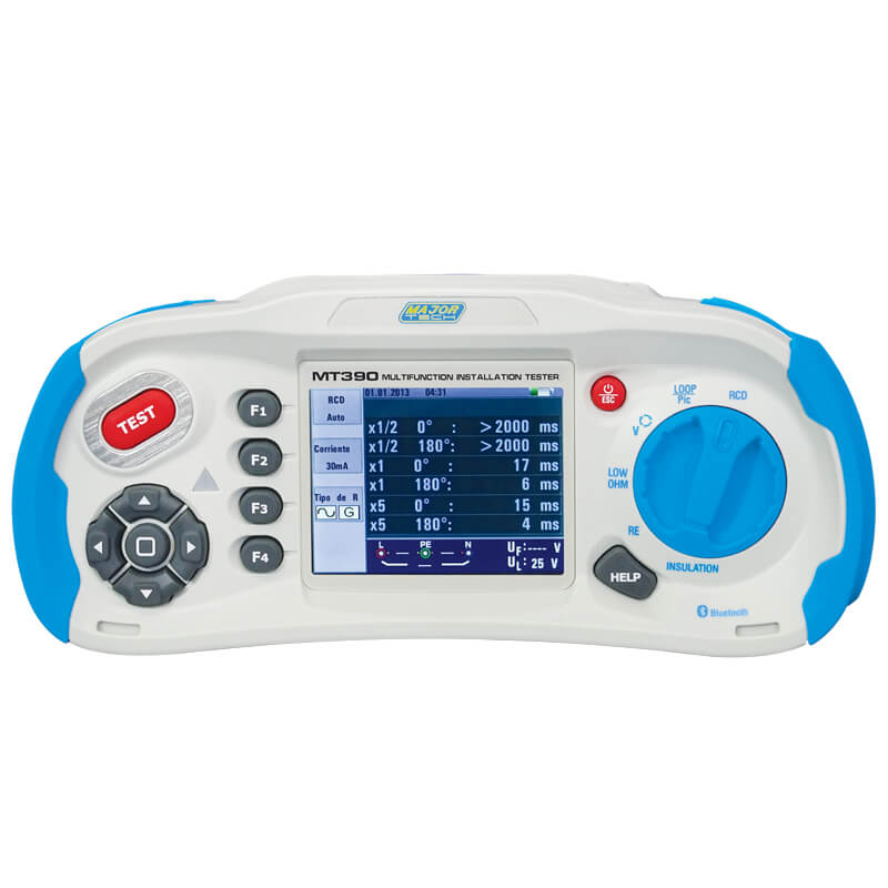MAJOR-TECH - Bluetooth Multifunction Installation Tester, CAT IV 400V MT390