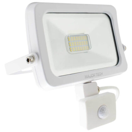 MAJOR-TECH - 20W LED Floodlight with PIR Sensor 4000K SLF20CW