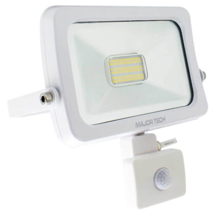 MAJOR-TECH - 30W LED Floodlight with PIR Sensor 4000K SLF30CW