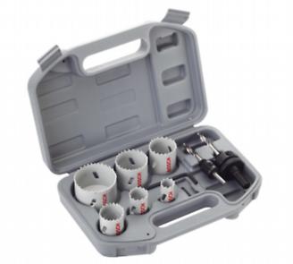 BOSCH - HSS bi-metal hole saw set, 20/25/32/38/51/64 mm, 2 adap., 1 allan key 2608580804