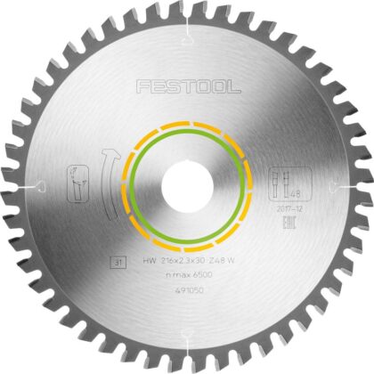 FESTOOL FINE TOOTH SAW BLADE 216X2,3X30 W48 FES491050