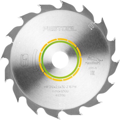 FESTOOL PANTHER SAW BLADE 210X2,6X30 PW16 FES493196
