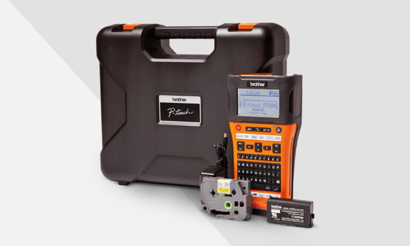 Brother Label Machine 6-24mm Wifi + Carry Case PTE550
