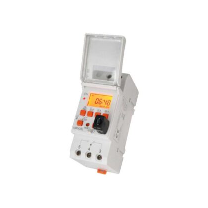 HellermannTyton Timer Digital Programmable Memory Card Din Rail Mounted TDDT7M