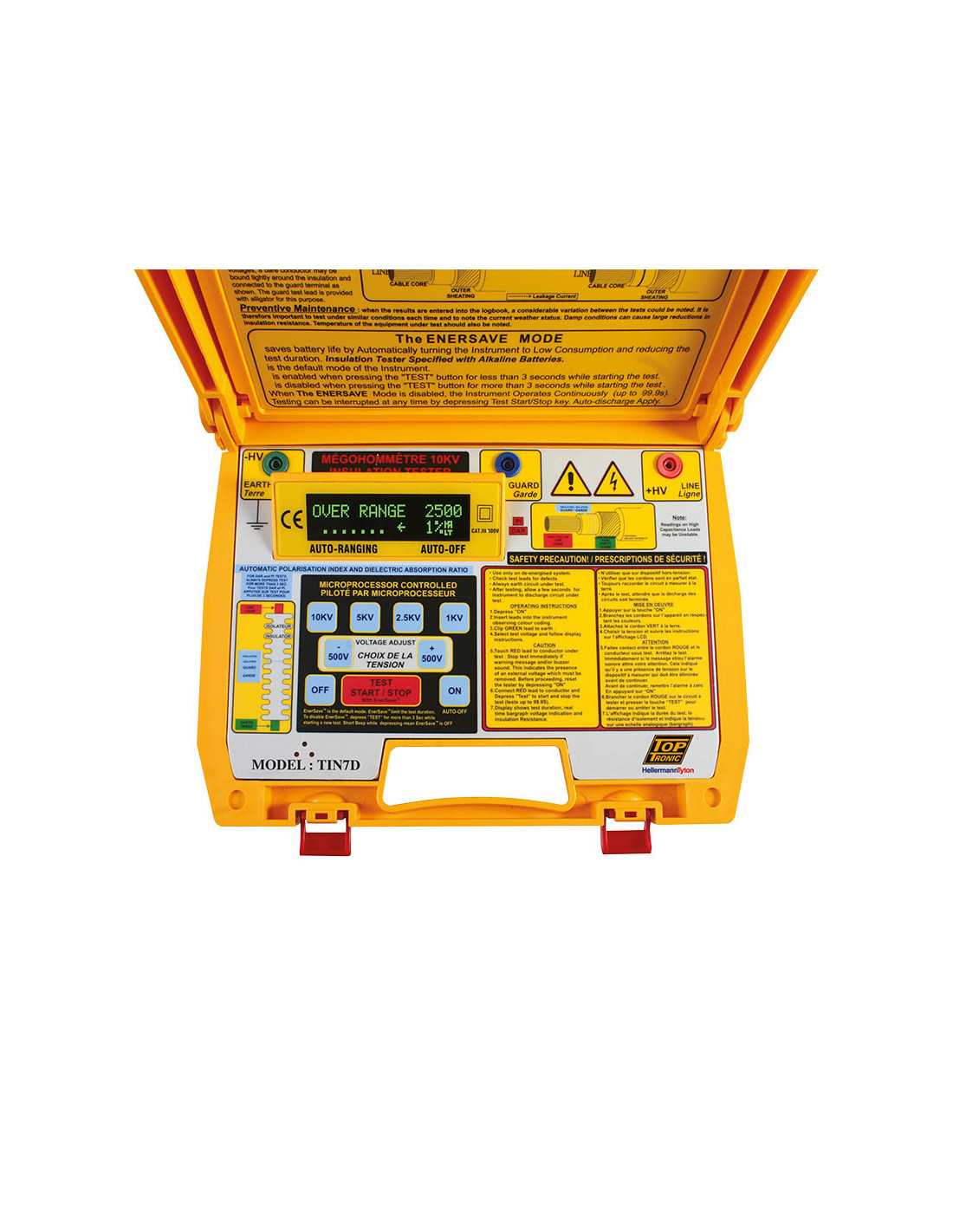 HellermannTyton Insulation Tester Digital 10kV OLED TIN7DOLED