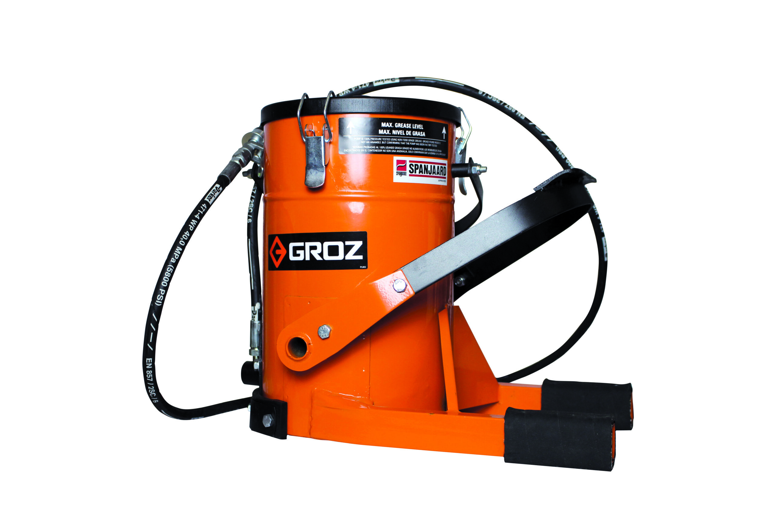 GROZ GREASE PUMP FOOT W/10KG BKT FOP10A GRO2137