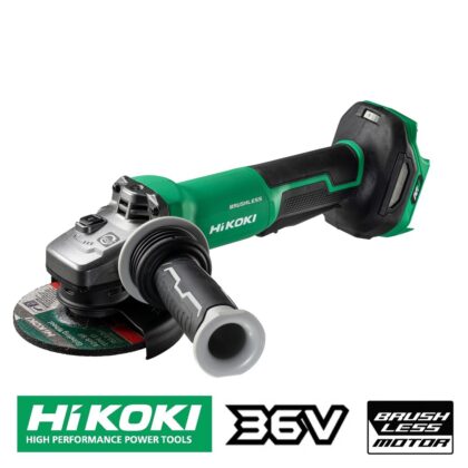 HIKOKI ANGLE GRINDER 36V 125MM MACHINE ONLY HTC-G3613DVE-W2