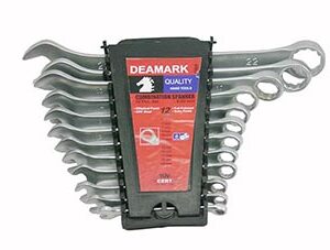 DEAMARK COMBI SPANNER SET 12PC - 6-14;17;19;22 DIN3113A CR-V - DECSET3