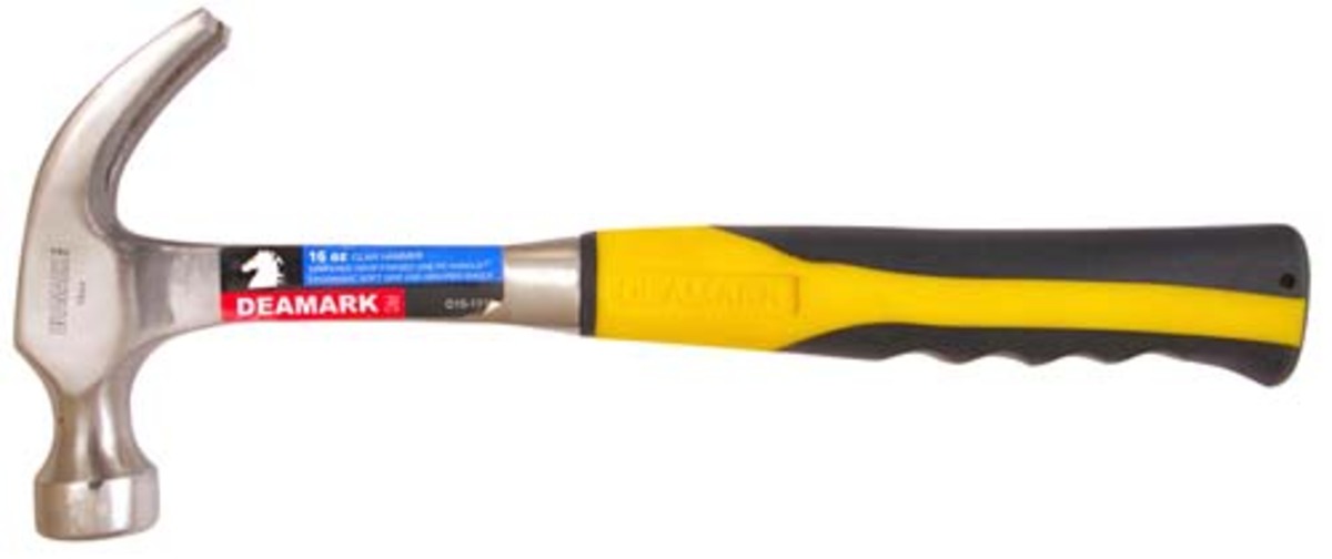 DEAMARK CLAW HAMMER 450G/16OZ.ALL STEEL SA-HAM004 - DHAM7