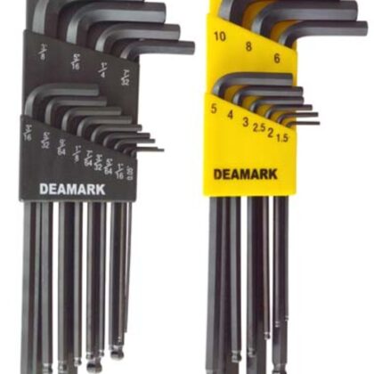 DEAMARK HEX BALL POINT ALLEN KEY SET 22PCE MET1.5-10/IMP - DHEX2
