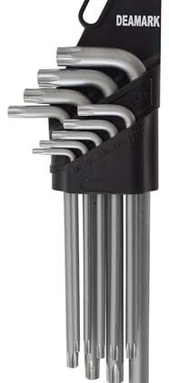 DEAMARK HEX KEY BALL LONG ARM 1.5-10MM 9PC - DHEX4