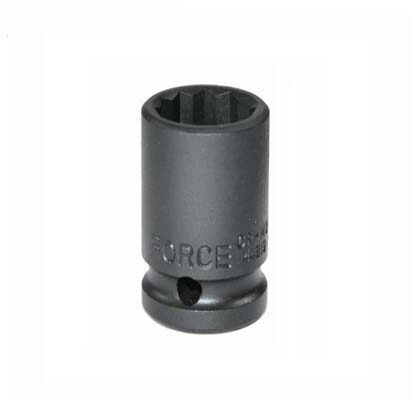 FORCE 1/2 DR 12PT BIHEX IMPACT SOCKET 22MM FO44822
