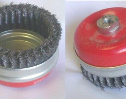 WIRE CUP BRUSHES CRIMPED 100X35MMX.30 M14 MT10B16