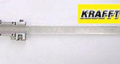 KRAFFT VERNIER CALIPER 200 X 0.02MM 8 X 1/1000W/DEPTH V200