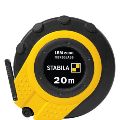 STABILA - LBM 2000 Closed Case Tape, Metric 20m Steel - 560-382
