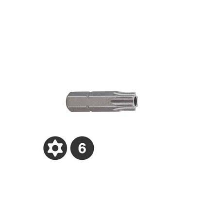 FORCE 1/4 STAR TAMPERPROOF BIT T7H X 25MM FO1272507