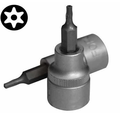 FORCE 1/4 TORX TAMPERPROOF SOCKET BIT T15H X 32MML FO3273215