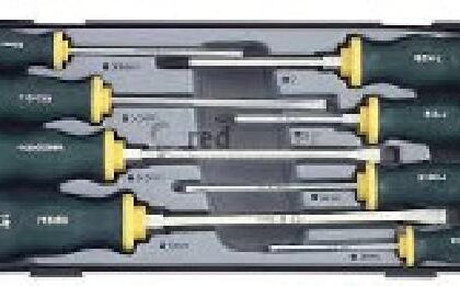 FORCE 8 PCE SCREWDRIVER SET 3-8MM + PH1 2 FOT2084B
