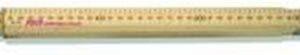 KRAFFT WOODEN FOLDING RULE WHITE - CLASS III 2M HP607W
