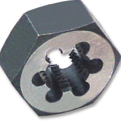 GARVIN HEXAGON DIE M8 X 1.25 COARSE RGHEXD8