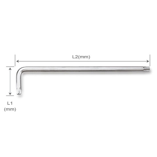 TOPTUL - T40 STAR KEY WRENCH (LONG TYPE) AIAL4014