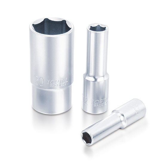 TOPTUL - 3/8 X 21mm 6 PT DEEP SOCKET BAEE1221