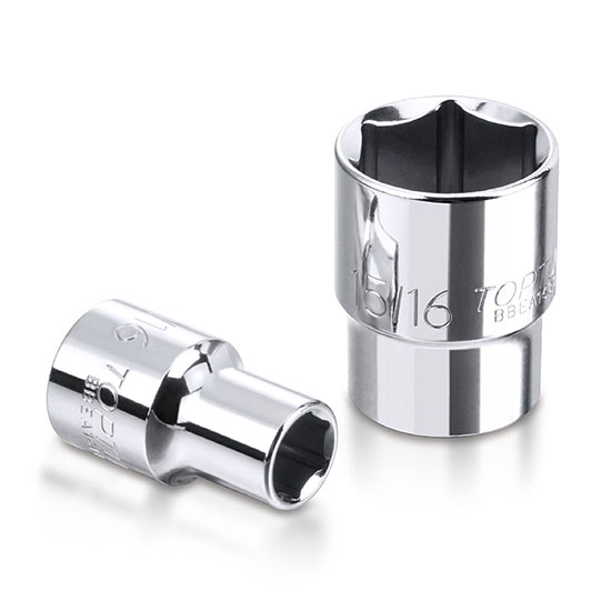 TOPTUL - 6 POINT SOCKET - 1/2 X 5/16 BBEA1610