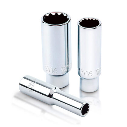 TOPTUL - 12 PT DEEP SOCKET 3/8 X 13/16 BBEF1226
