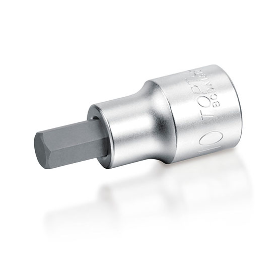 TOPTUL - HEX BIT SOCKET 1/2 X 4MM BCDA1604