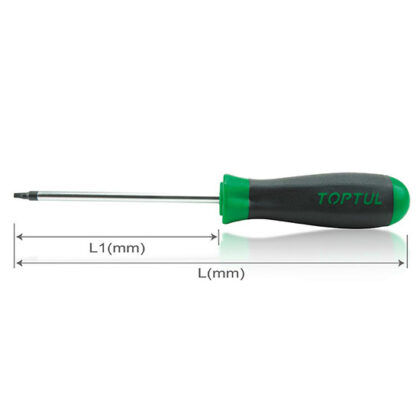 TOPTUL - SQ3 x 150mm SQUARE ANTI-SLIP SCREWDRIVER FJAB0315