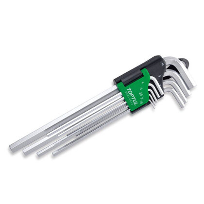 TOPTUL - 9PCS EX-LONG HEX KEY WRENCH SET GAAL0912