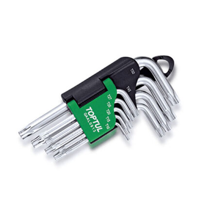 TOPTUL - 9PC STAR KEY WRENCH (SHORT TYPE) GAAL0913