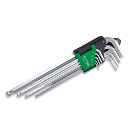 TOPTUL - 9PCS EX- LONG BALL POINT KEY WRENCH GAAL0917