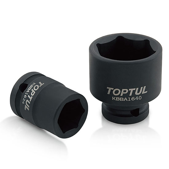 TOPTUL - 1/2 x 1 -3/16 - 6PT IMPACT SOCKET KBBA1638