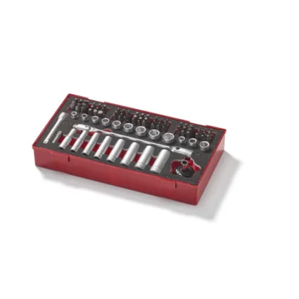 TENG TOOLS - 1/4inch SOCKET & BITS SET FOAM1 87 PIECES - TEA1487
