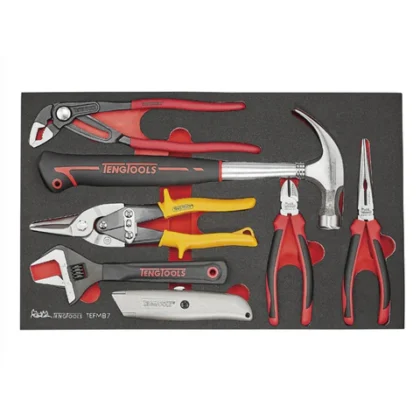 TENG TOOLS - GENERAL TOOL SET FOAM3 7 PIECES - TEFMB7