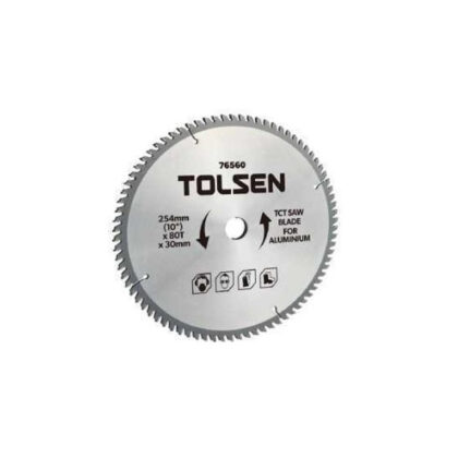 TOLSEN - Saw Blade TCT 254x80tx30b Aluminium - TOL76560