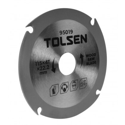 TOLSEN - Saw Blade Wood 115x4tx22.22b - TOL95019