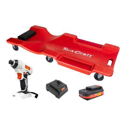 TORK CRAFT - IMP DRIVER 110NM 2.AH BAT STD CHARGER PLASTIC CREEPER TORKIT051