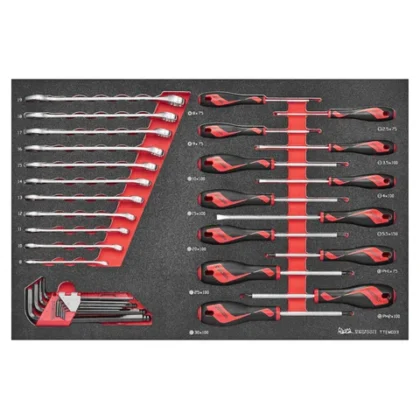 TENG TOOLS - 33PC Screwdriver and Spanner set in EVA Foam - TTEMD33