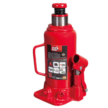 Torin BIG RED Jacks - Hydraulic Bottle jack 15 ton - T91504