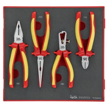 TENG - 4PC 1000 Volt Insulated Plier Set in EVA Foam - TEDV440