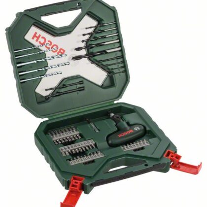 BOSCH - 54pc X-Line Drill/Driver Set + Pocket S/Driver - 2607010610