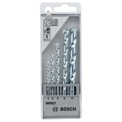 BOSCH PROFESSIONAL - CYL-1 Masonry drill bit Set 4/5/6/8/10 mm - 2608590090