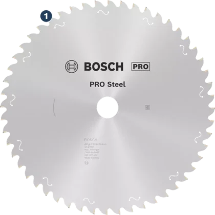 BOSCH PROFESSIONAL - PRO Steel Corded Circular Saw Blade, 305x2.2x25.4 mm, T60 - 2608844868