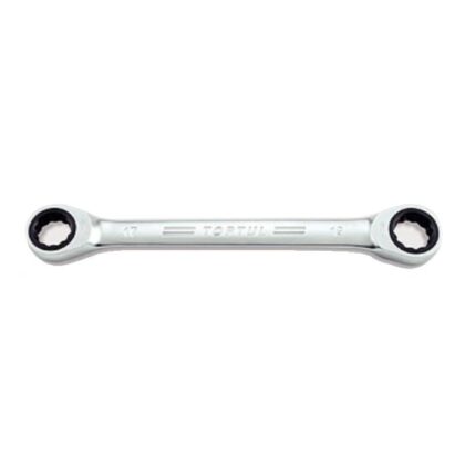 TOPTUL - 17x19mm DOUBLE RING RATCHET WRENCH - AOAG1719