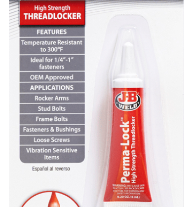 JB WELD - Perma-Lock High Strength Red - JBW27106