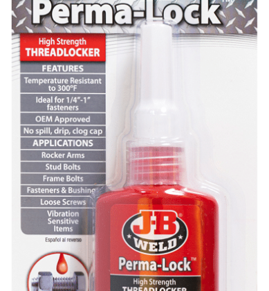 JB WELD - Perma-Lock High Strength Red Threadlocker - JBW27136